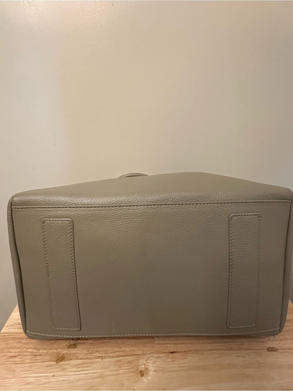 Beck Taupe Leather Montero Satchel - Picture 7 of 16